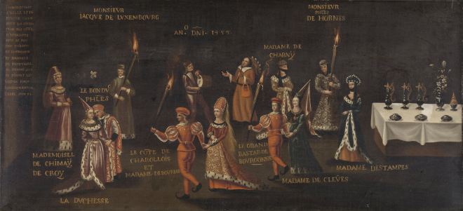 Feest van de fazant.  Kopie naar anoniem, ca. 1500 - ca. 1599. Bron: https://www.rijksmuseum.nl/nl/collectie/SK-A-4212.